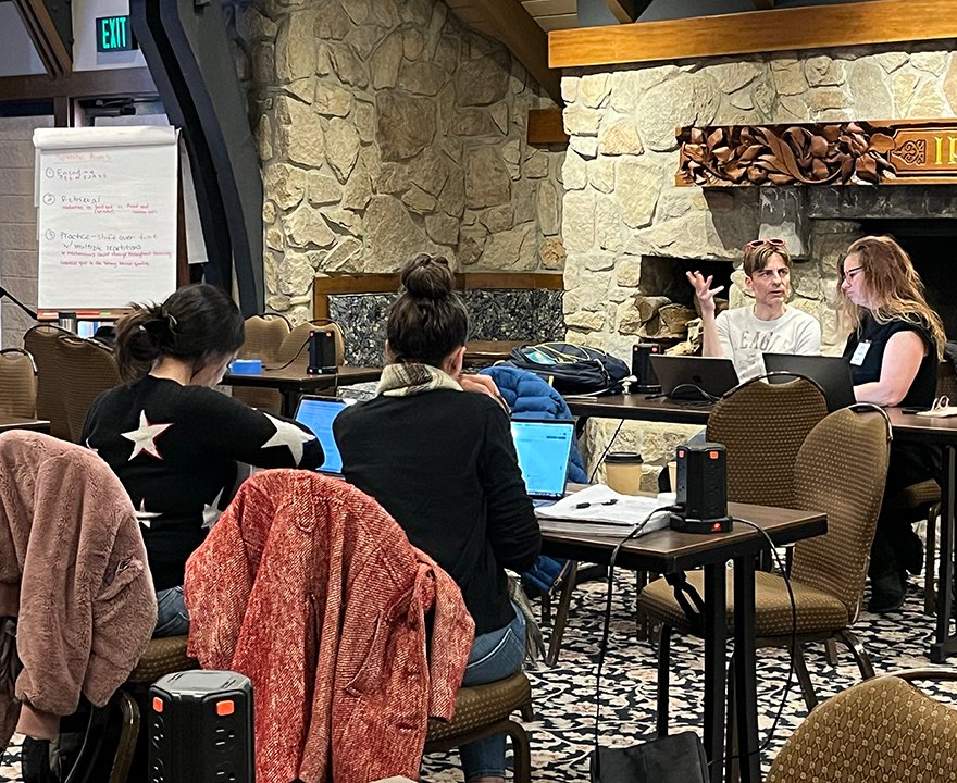 Writing for researchers | @UofCalifornia and @calstate professors gather for second annual writing retreat hosted by the @NSF-funded California Alliance for Hispanic-Serving Social Science Advancement socsci.uci.edu/newsevents/new…