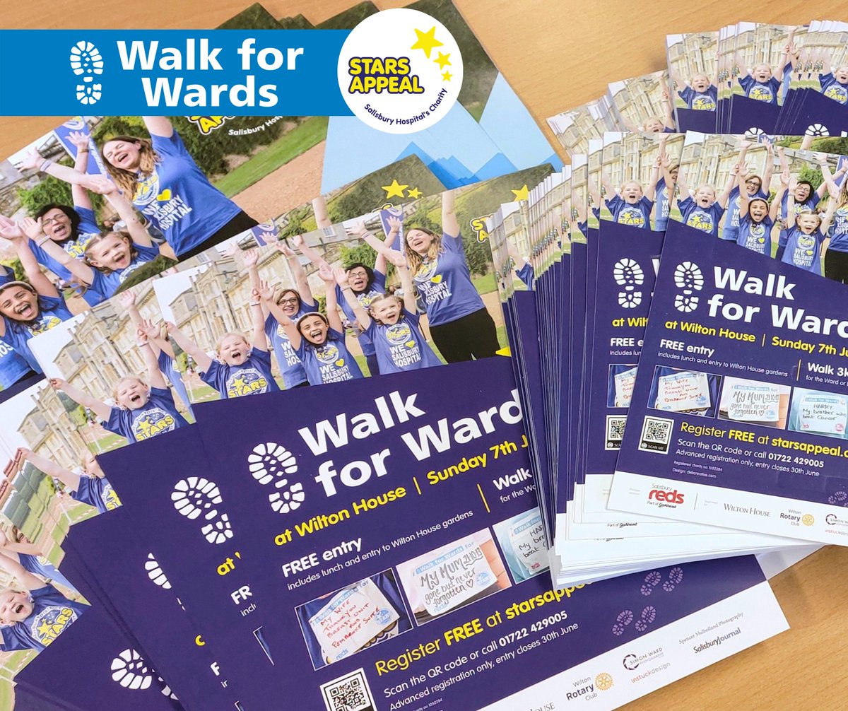 We're on the lookout for volunteers to help us promote #WalkforWards, by distributing posters and leaflets around their local area! If you can help, please email info@starsappeal.org. If you'd like to take part in Walk for Wards on July 7, sign up at bit.ly/48gBdOg