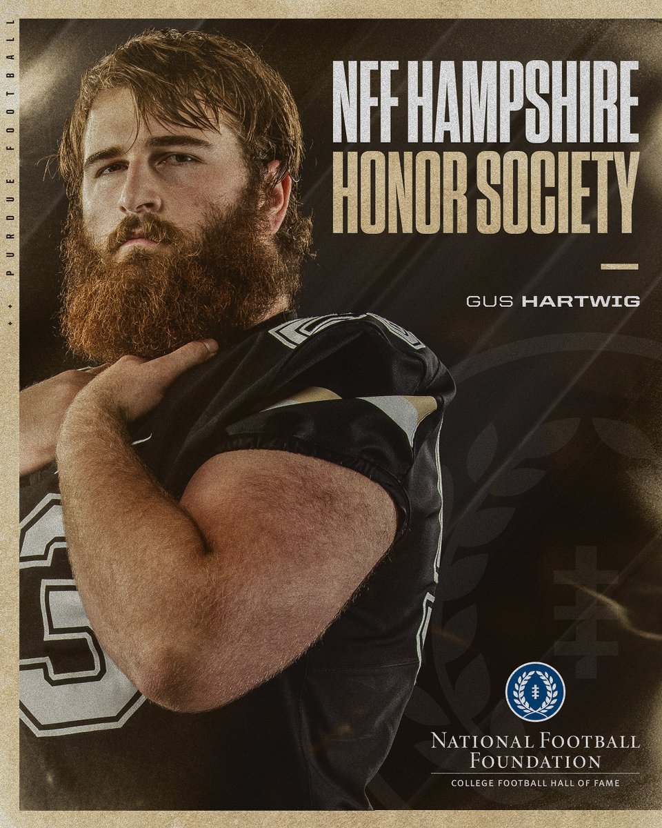 More admiration for The Admiral 👏 @gushartwig53 is named to the @NFFNetwork Hampshire Honor Society for his hard work in the classroom and on the field. Congrats Gus!