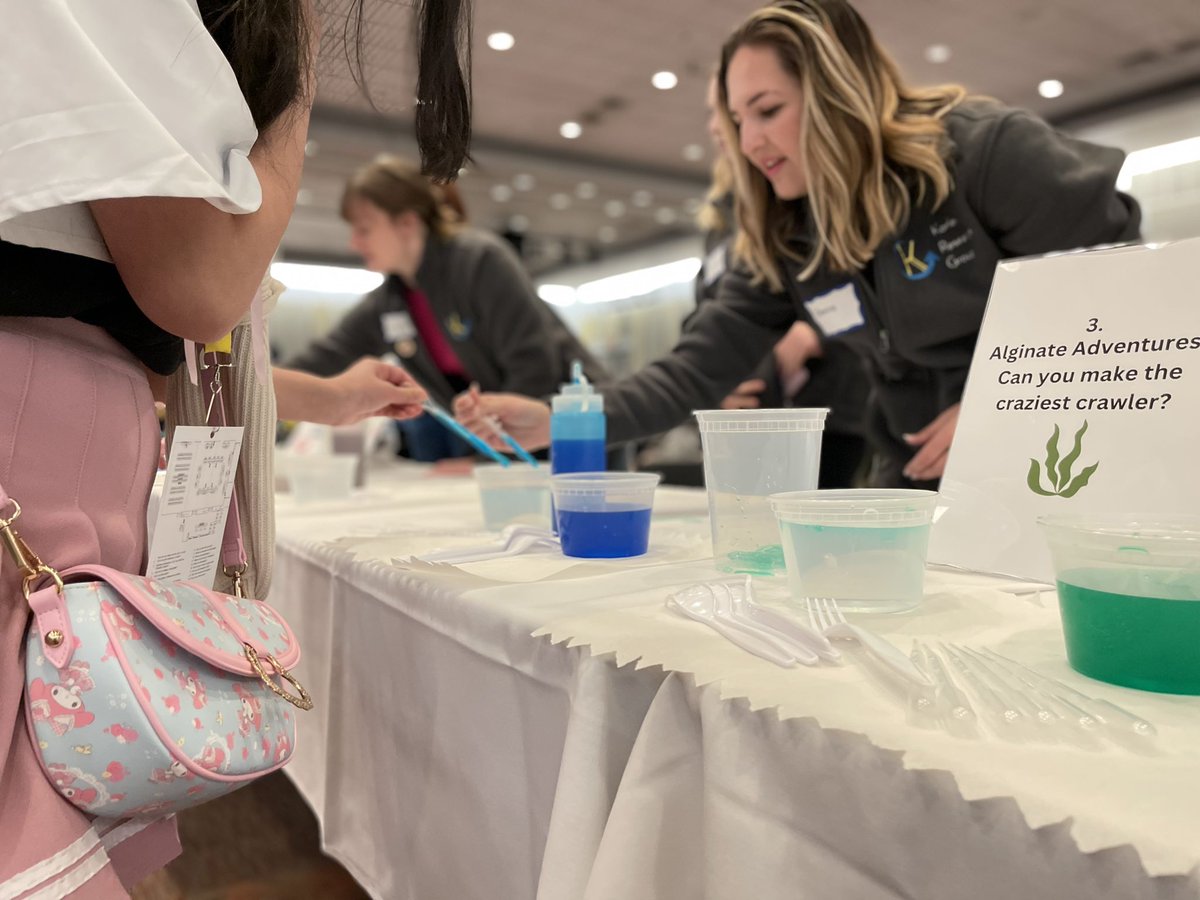 KRG had a great time yesterday participating in STEAM day, hosted by Project Brain Light. Students from Wilmington’s A.I. DuPont Middle School got to learn about polymers and ions while having a blast making alginate “worms” 🪱 🧪!