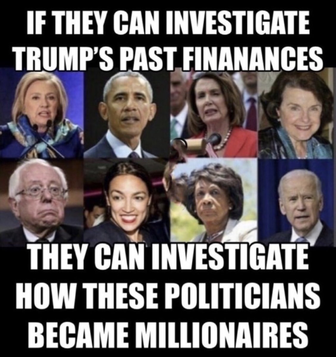 No one has immunity, ‘member? 

That’s been established. 

Who wants full investigations launched into their finances? 🙋‍♂️