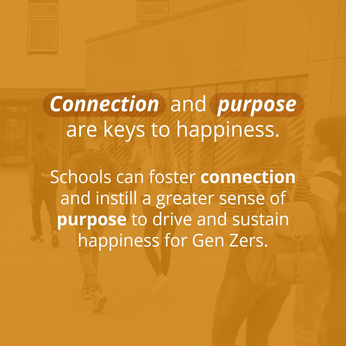 Is Gen Z happy? Our new study with @Gallup found that while most of Gen Z feel happy, the real work is in sustaining their happiness through early adulthood. Find out more about what determines young people's sense of purpose and happiness in the report: ow.ly/MuaU50Rclti