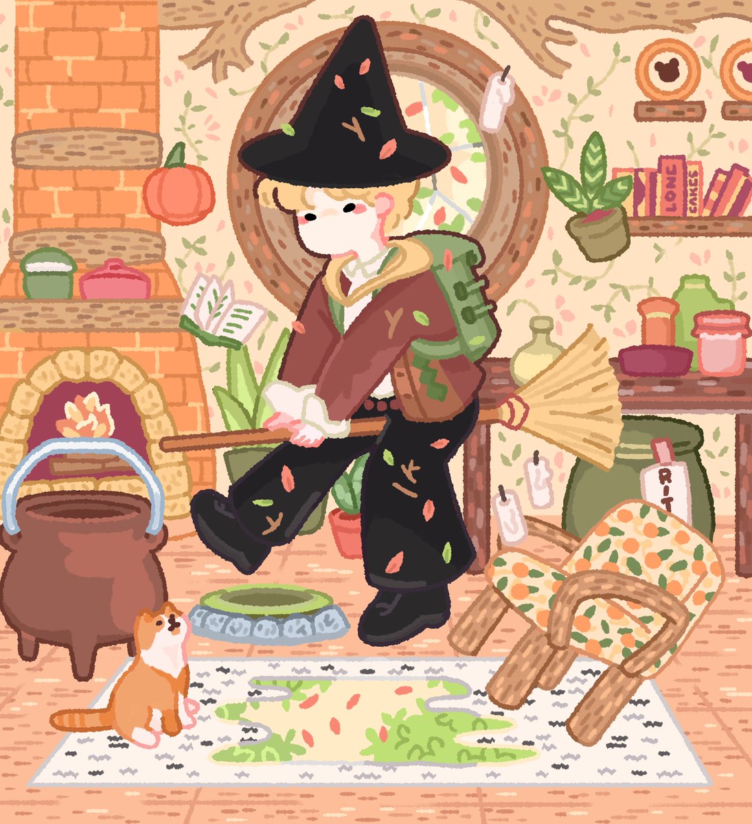 witch yoongi's first flight! 🍁🐱