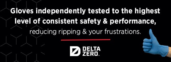 Delta Zero just hits different 🧤
Independent 3rd-party lab testing ensures our Delta Zero verified gloves adhere to the highest levels of consistent safety and performance.
#foodsafety #foodsafetyculture #foodsafetymatters #foodsafetystandards 
hubs.ly/Q02slcyP0