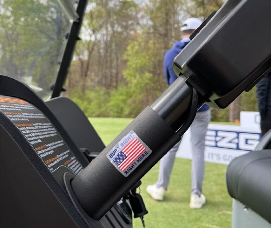 The best golfers come to Augusta, while the best carts come out of it. Happy National Golfer's Day! 🏌️ #EZGO #ItsGoodToGO