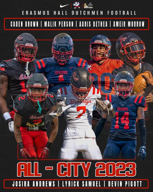 Congratulations to our players that have been named to the 2023 All-Conference/ All City Team. #WinAtEverything🔵🔴 #EHallNation🔵🔴