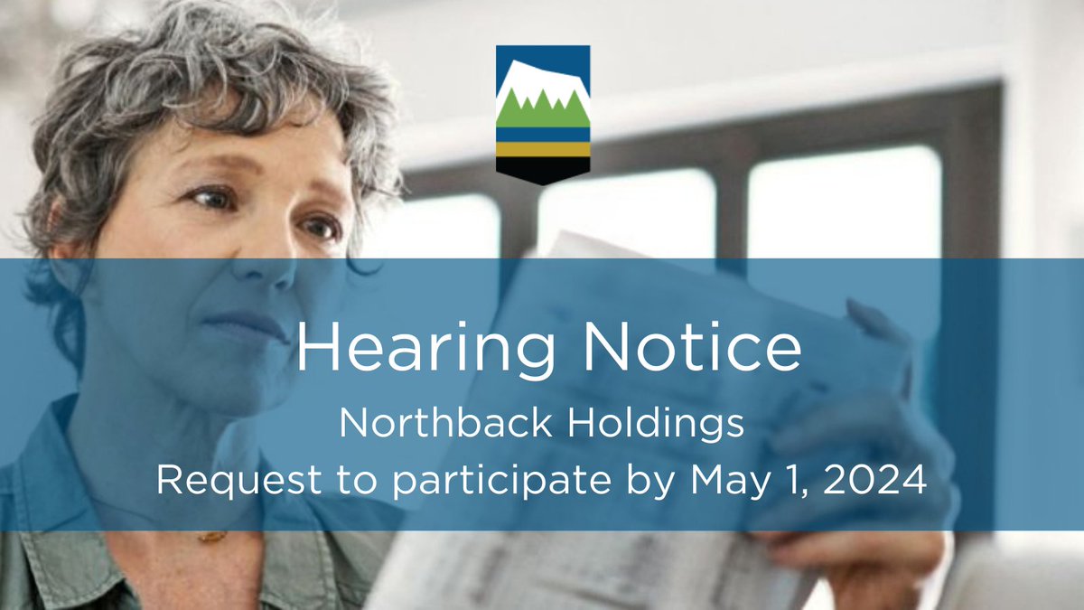 We have posted a Notice of Hearing regarding Northback Holdings’ applications for a coal exploration program near Blairmore. Learn more or request to participate: bit.ly/3Ud5ZnB