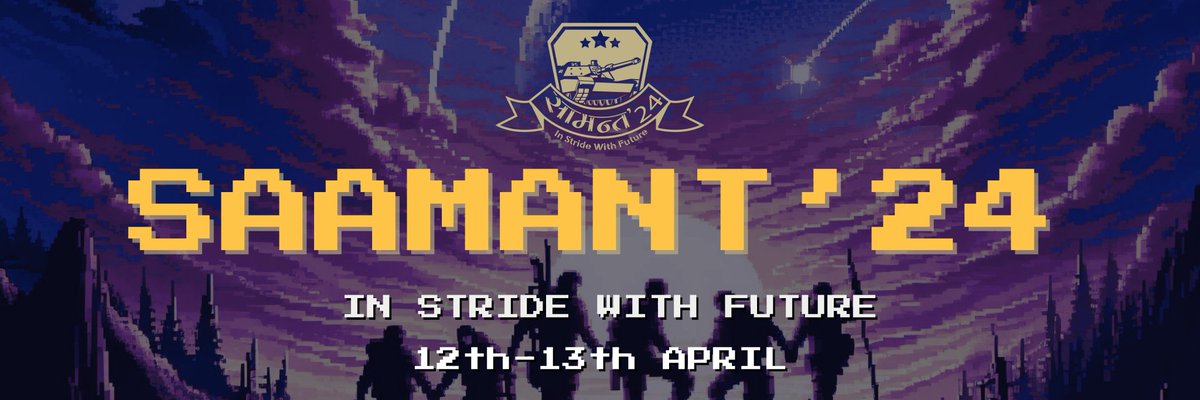 SAAMANT'24 - In Stride with the Future

Brace yourselves for the electrifying second edition of DTU NCC's annual extravaganza, SAAMANT!
Mark your calendars 🗓️ for April 12th &amp; 13th, 2024.

Get ready to be amazed, inspired, and challenged by a spectacular line-up of events.