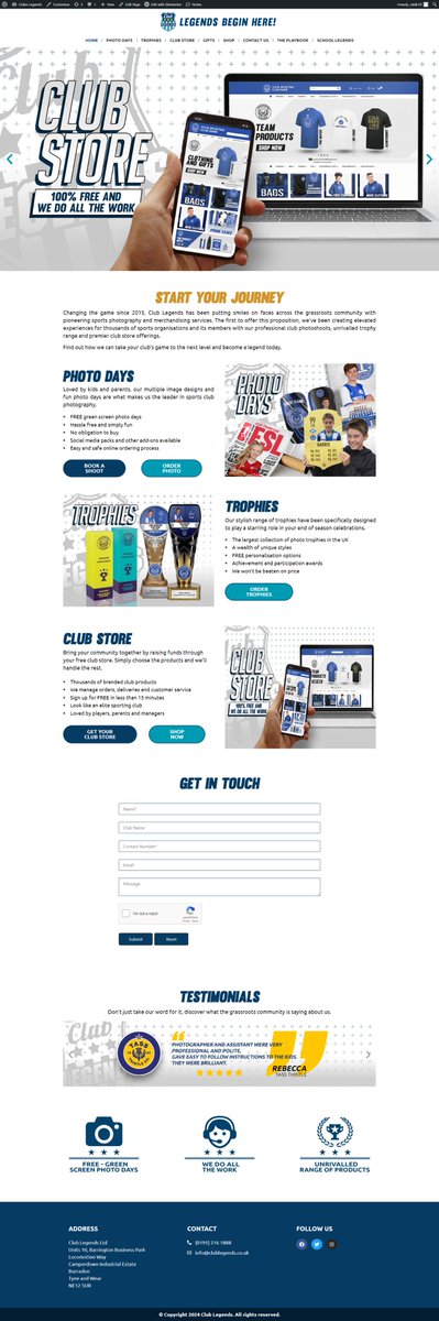 arakibchowdhury's tweet image. I have just finished an awesome custom WordPress website. The client was very happy to see the final outcome, which was a pixel-perfect design, and left a 5-star review.

Here is the website link: clublegends.co.uk

To get a custom WordPress website, order my gig on Fiverr…