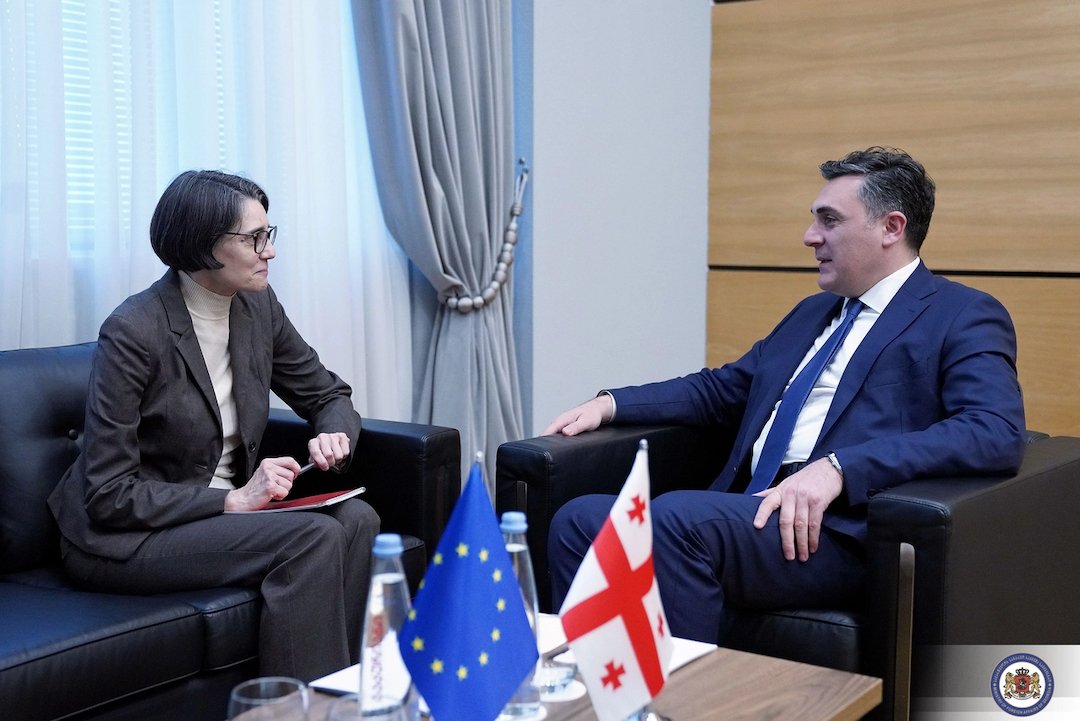 EU Monitoring Mission in Georgia (@eummgeorgia) on Twitter photo Today, newly appointed <a href="/EUMMGeorgia_HoM/">EUMM Head of Mission</a> Bettina Patricia Boughani held an introductory meeting with ๐ฌ๐ช Foreign Minister <a href="/iliadarch/">Ilia Darchiashvili</a>. She highlighted the Mission's steadfast commitment to maintain a 24/7 monitoring presence to promote stability in Georgia. <a href="/MFAgovge/">MFA of Georgia</a> Today, newly appointed <a href="/EUMMGeorgia_HoM/">EUMM Head of Mission</a> Bettina Patricia Boughani held an introductory meeting with ๐ฌ๐ช Foreign Minister <a href="/iliadarch/">Ilia Darchiashvili</a>. She highlighted the Mission's steadfast commitment to maintain a 24/7 monitoring presence to promote stability in Georgia. <a href="/MFAgovge/">MFA of Georgia</a>