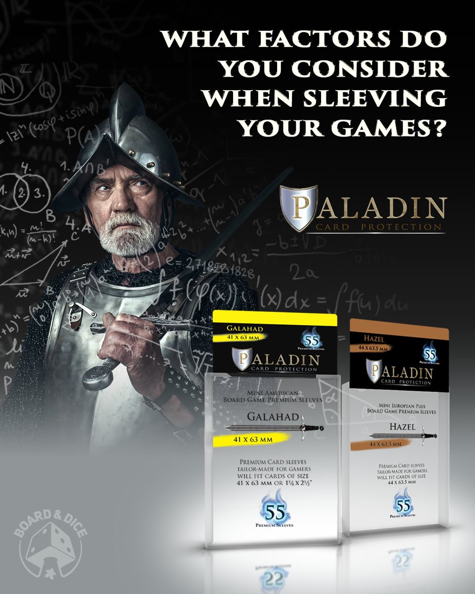 We all know how important sleeves are when protecting all our precious games - tell us, which factors do you consider when sleeving your games? Visit our web stores to learn more about our card protection line. EU: bit.ly/47RLbW6 US: bit.ly/3Ue10DA