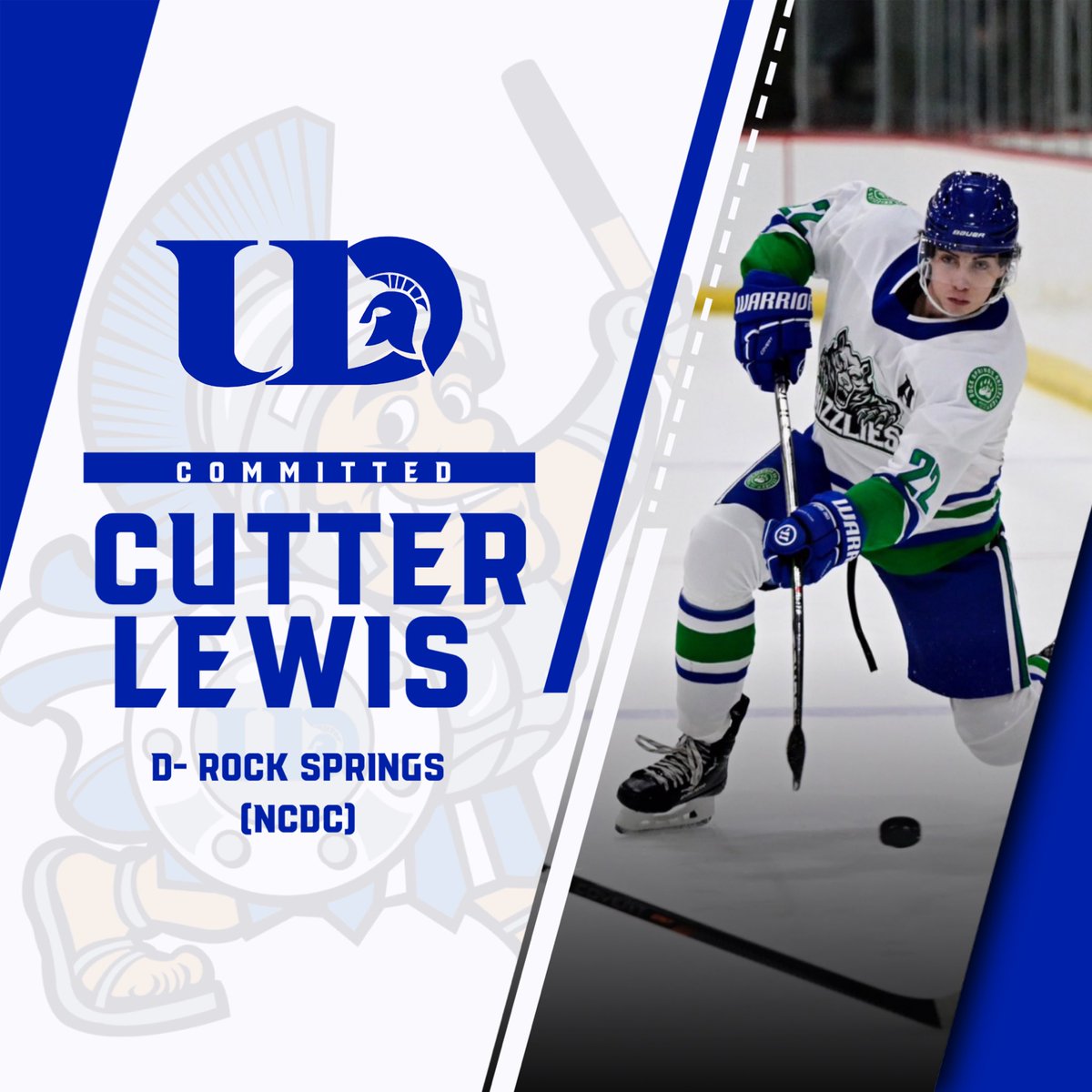 Welcome to the University of Dubuque, Cutter! #UDHockey