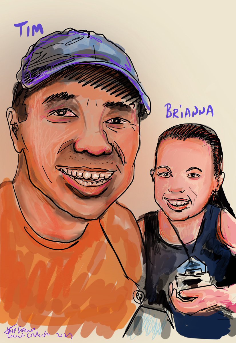 Father and Daughter Night at a #StudentAthletes Dinner in #CoconutCreekFlorida near #PompanoBeach included #Caricature drawings for entertainment by #FortLauderdaleCaricatureArtist Jeff Sterling serving #Miami to #WestPalmBeach. Visit Website: FloridaCaricatures.Com