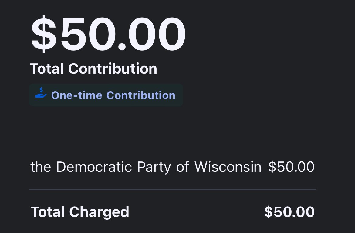 Just donated $50 to the @WisDems. Winning on our new maps is critical, and that will require much funding and organization early. Wisconsin Democrats are ready to put in the work. Can I count on your contribution as well?