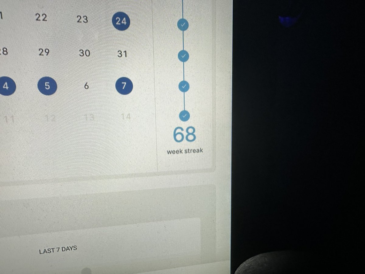 Been quiet, but no slacking here.. Friday did 40.94 miles, took Saturday off, Sunday got a little crazy, did my longest mile day ever.. 55.74 miles.
Monday I continued the pace with another 41.17.  Took off Tuesday..  
First 4 days = 123.28 miles
2nd 4 days = 137.85 miles
Total