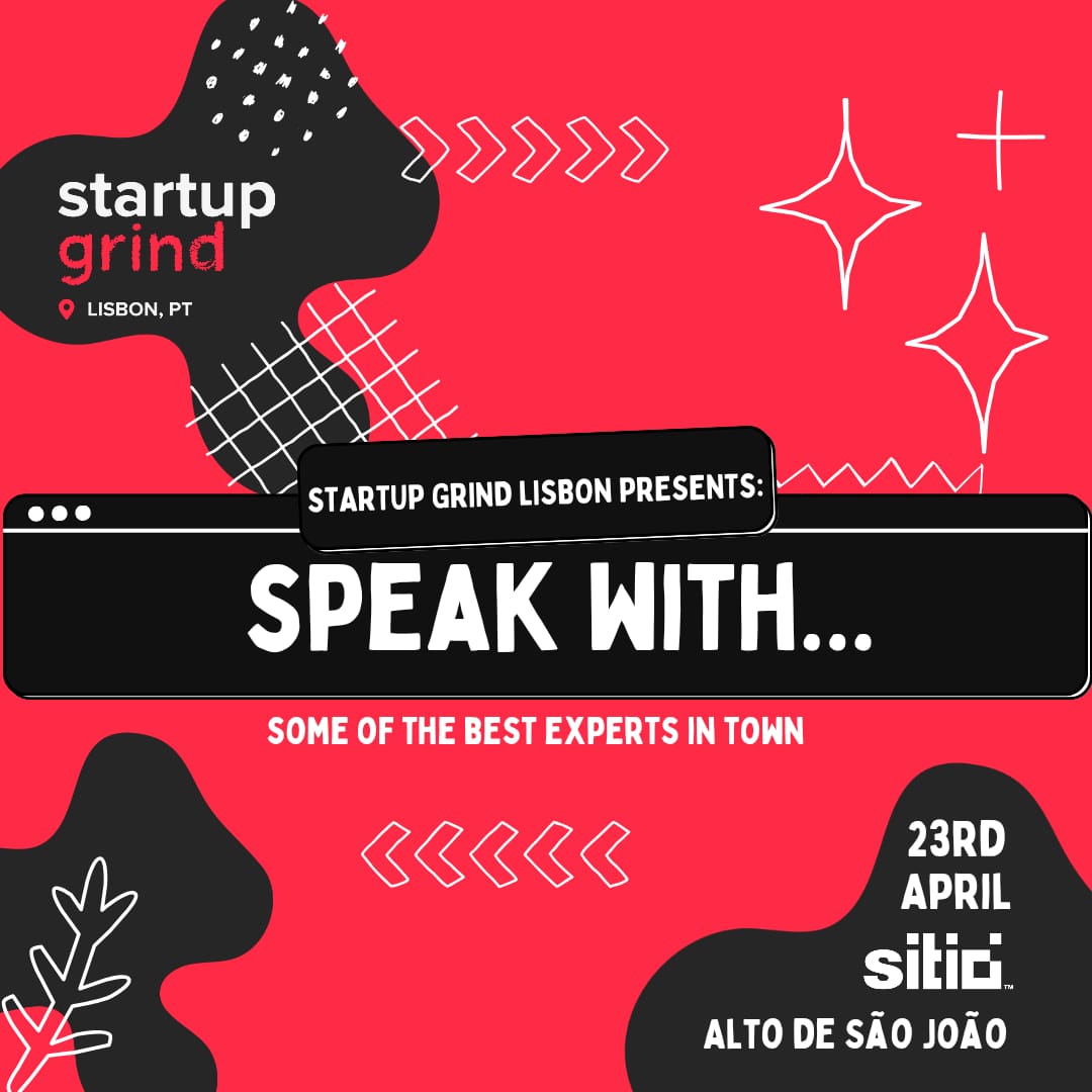 #opportunities4startups! On April 23rd, @startupgrind_lx presents 'Speak With...', a gateway to potential collaborations, mentorships, and insights that could shape your entrepreneurial path. Register here: startupgrind.com/events/details…
