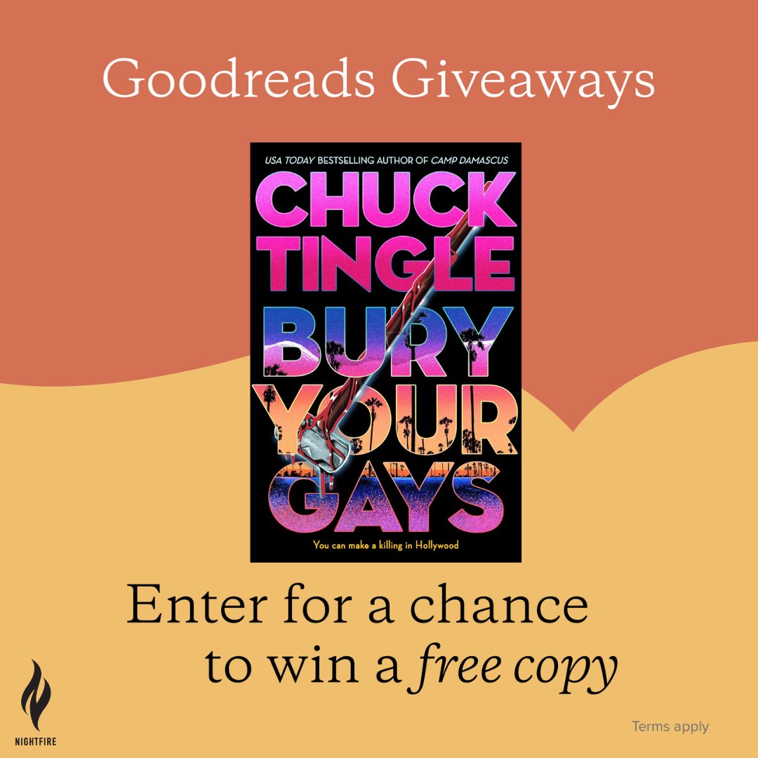 BIG REMINDER that there is currently a goodreads giveaway going on for 50 buckaroos to get a free advance reader copy of BURY YOUR GAYS. you can enter here if you are in usa goodreads.com/giveaway/show/…