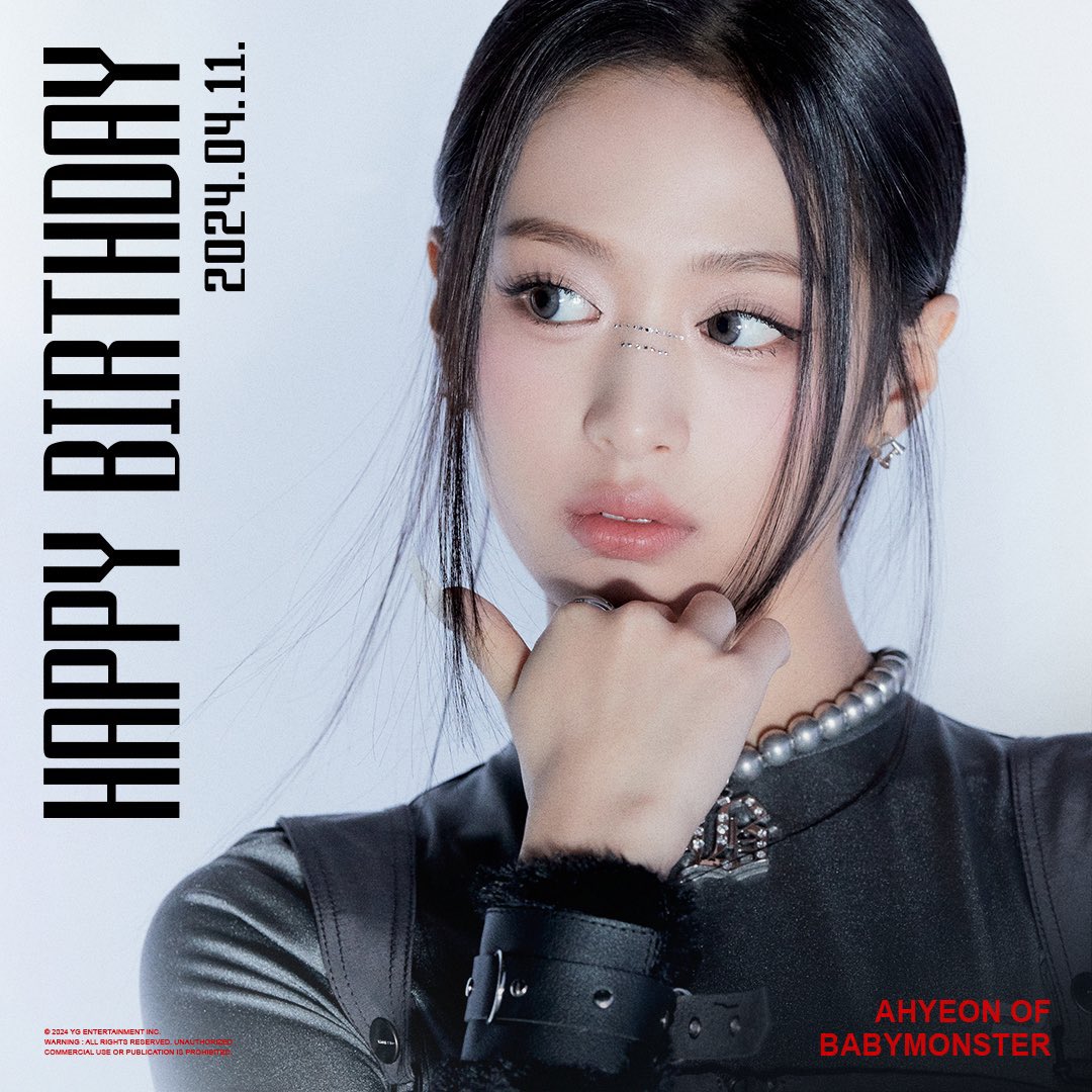 BABYMONSTER アヒョン バースデーカード BABYMONSTER ベビモン アヒョン バースデービッグフォト