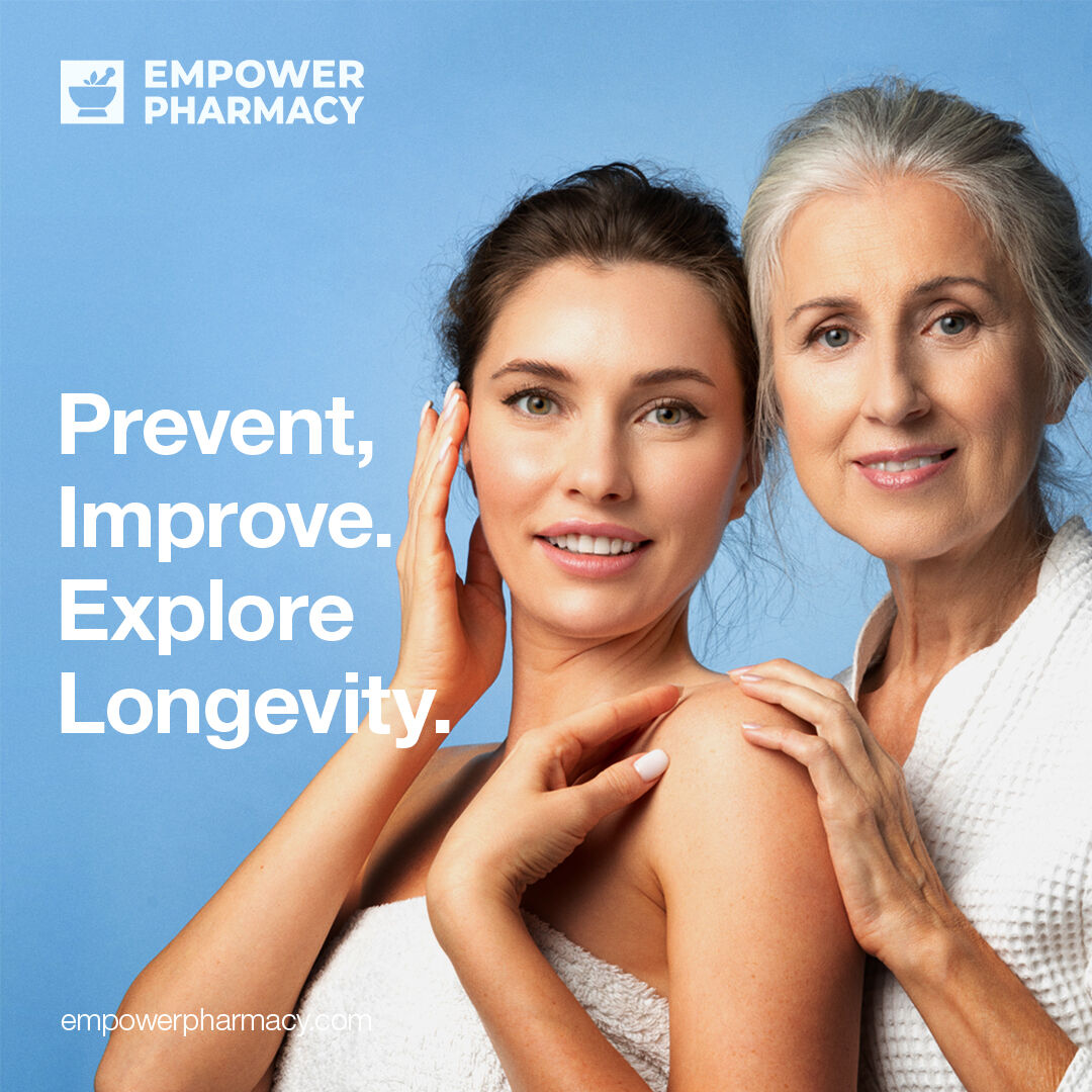 Have you checked out our Longevity Line lately? Elevate their wellness journey and embrace the power of longevity with cutting-edge products. Explore our catalog and speak with one of our experts to find out more.

#personalizedmedicine #antiaging #antiagingmedicine #lifesyle