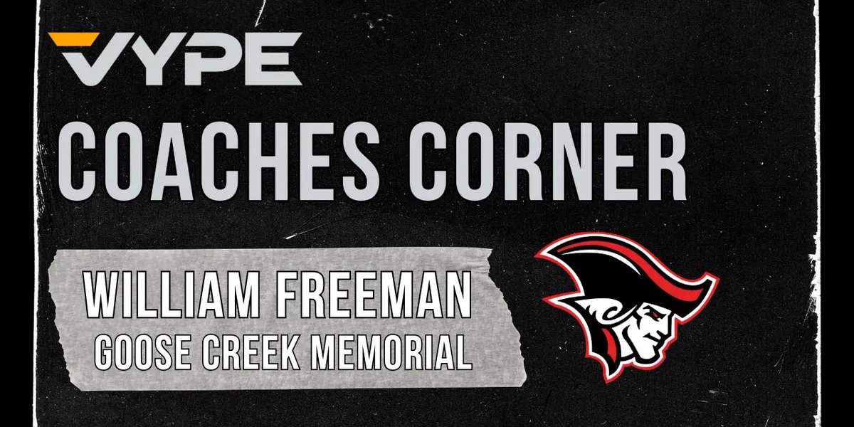 COACHES CORNER: Goose Creek Memorial's Freeman talks State Tourney VYPE caught up with head coach William Freeman, as he and GCM now look to take on Midlothian for the right to compete in the State Final. Check out the interview below! WATCH:vype.com/Texas/Houston/…