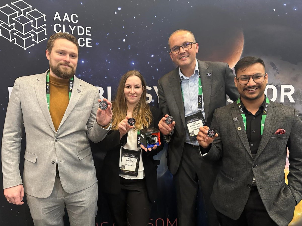 AACClydeSpace's tweet photo. Together with our #DutchSpace industry partners #TNO & #FSOInstruments we present #CubeCAT, our cutting-edge optical #laser #communication terminal, at the #39thSpaceSymposium in Colorado. Join us booth 428 to find out more about our #nextgen #satellitecommunications solution. https://t.co/bkfbiESA6b