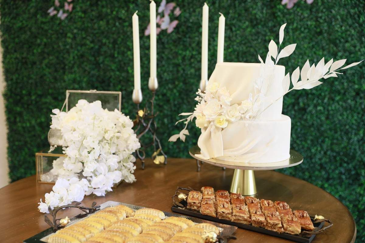 Take a look at this gorgeous Spring bridal shower! The cake is so impressive! catchmyparty.com/parties/love-i… #catchmyparty #partyideas Spring #springparty #bridalshower #springbridalshower