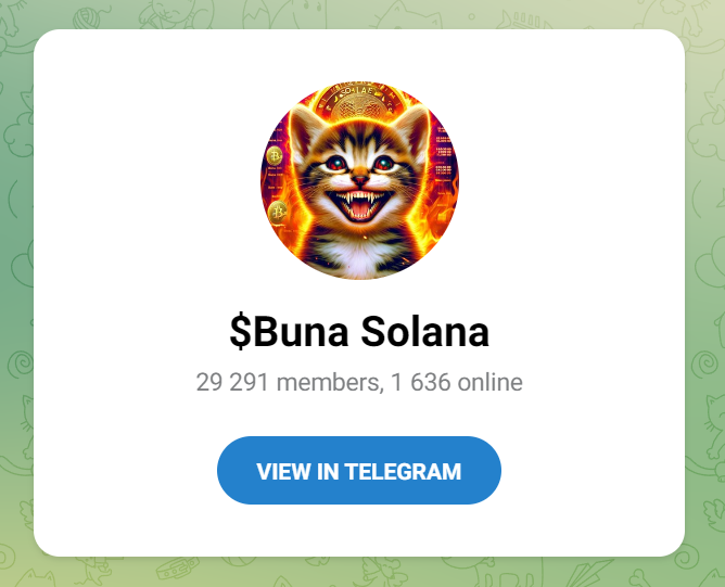 BunaCoinGames's tweet photo. $buna fan art by @Congested_ 
right before , the private sale in 30minutes

the ruler of the catniverse is agreesively pushing for 30k community member and its just 13 days old

51,000 registered accounts https://t.co/oZKd2RGsHd