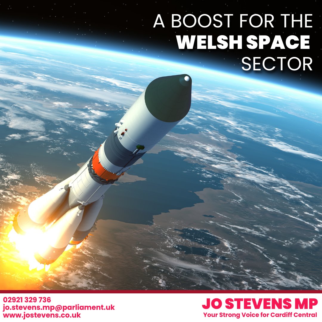 The Welsh space sector generates £79 million a year and employs over 600 people across Wales. @spacegovuk's decision to open an office in Cardiff will help to forge new partnerships and boost the wider sector 🚀🏴󠁧󠁢󠁷󠁬󠁳󠁿