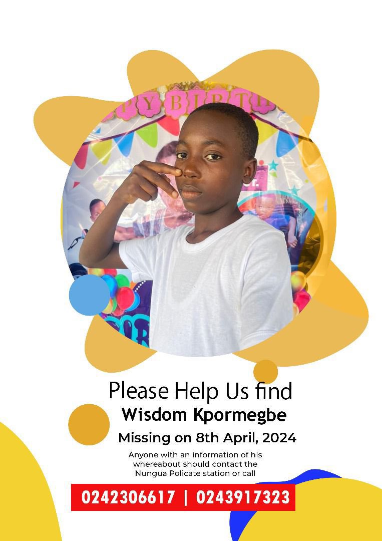 Kindly repost wide to help us find him, thanks!!!