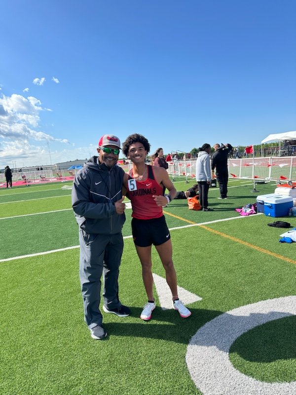 Cardinal Nation, please help me give a huge congratulations to Mr. Jeremiah Robinson and Mr. James Butler for advancing to the Regional Track Meet.

Jeremiah placed 3rd in the Discus and James is the Area Champion in the 3200 m Run.

<a href="/dvisd_athletics/">Del Valle ISD Athletics</a> 
<a href="/DVISD_DVHS/">DelValleHS</a> 
<a href="/DelValleISD/">Del Valle ISD</a>