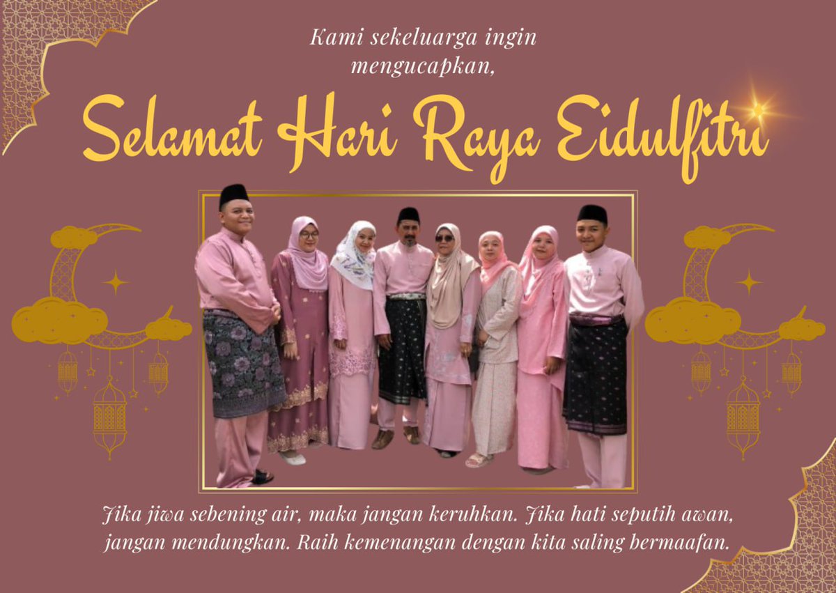 AisamuddinAfif's tweet photo. 🫶🏽Selamat Hari Raya Eidulfitri (2024M/1445H)🫶🏽

Taqabballah minnaa wa minkum, minal eidil wa faizin. Maaf zahir dan batin. https://t.co/etr788tjzo