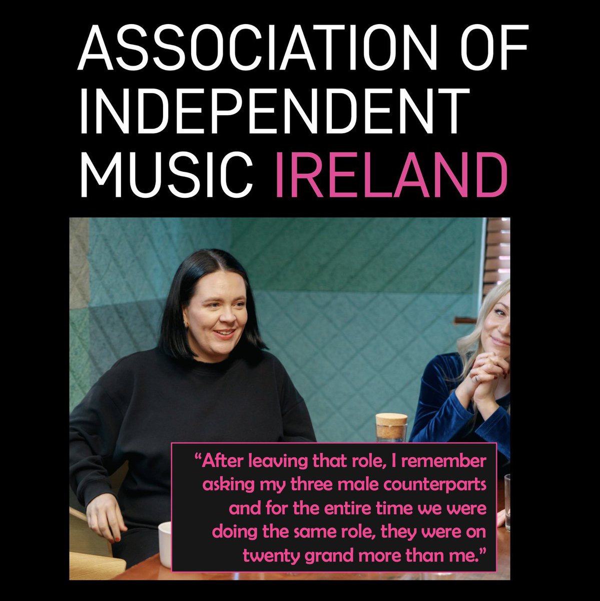 AIM Ireland's 'In The Round' : 'Empowering Women In Music' - Highlight : The Pay Gap. As part of our 'In The Round' event, artist manager Ceri Dixon @CeriSian discloses the enormity of the pay gap within major labels. Watch the video now youtu.be/oDuXbGieEDo?si…