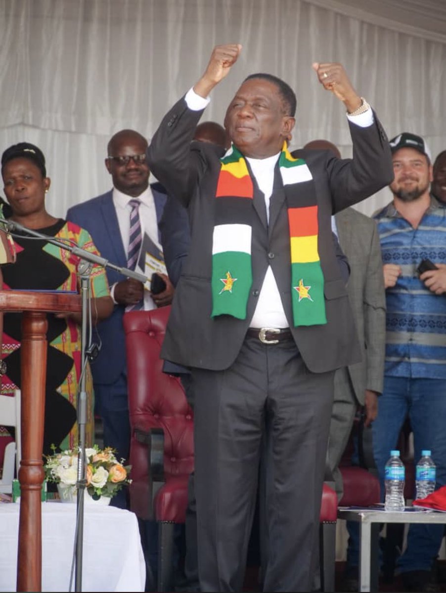 “The growth of the mining sector since 2018 from a mere US$ 2.8 billion industry to the current levels of close to US $12 billion has positively contributed to the overall growth of our national GDP. Congratulations to the mining sector.”President @edmnangagwa