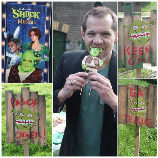Perspresentatie SHREK De Musical met o.a. een optreden van René van Kooten, zie: renevankooten.net/forums/topic/s…