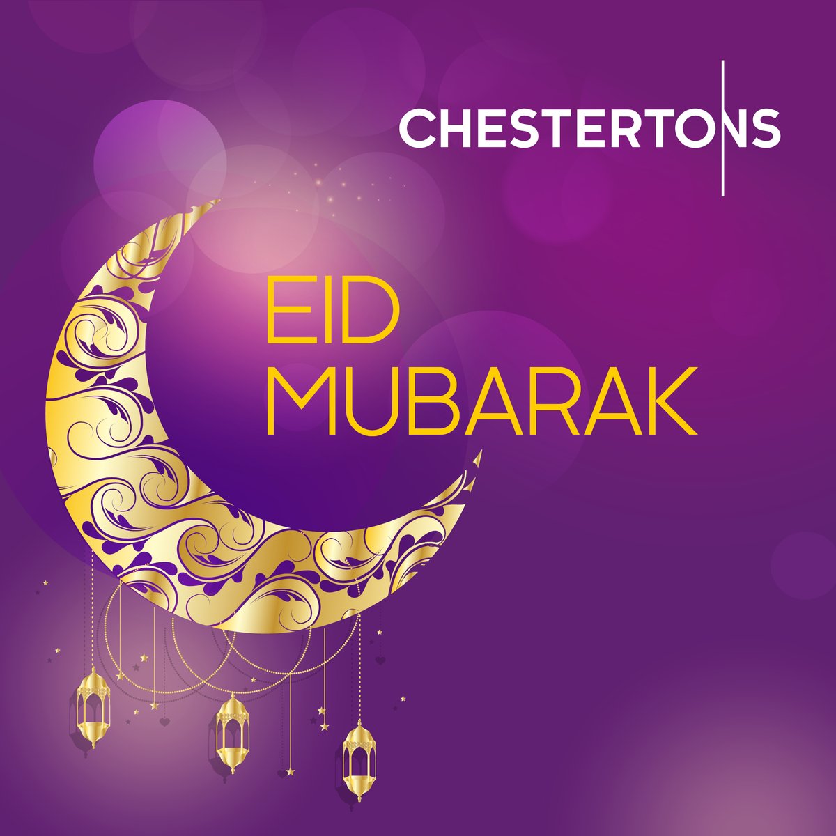 Wishing you and your loved ones a blessed Eid al-Fitr filled with peace, prosperity, happiness and good health 🌙✨ #Chestertons #EidMubarak #EidAlFitr #EstateAgents #Property