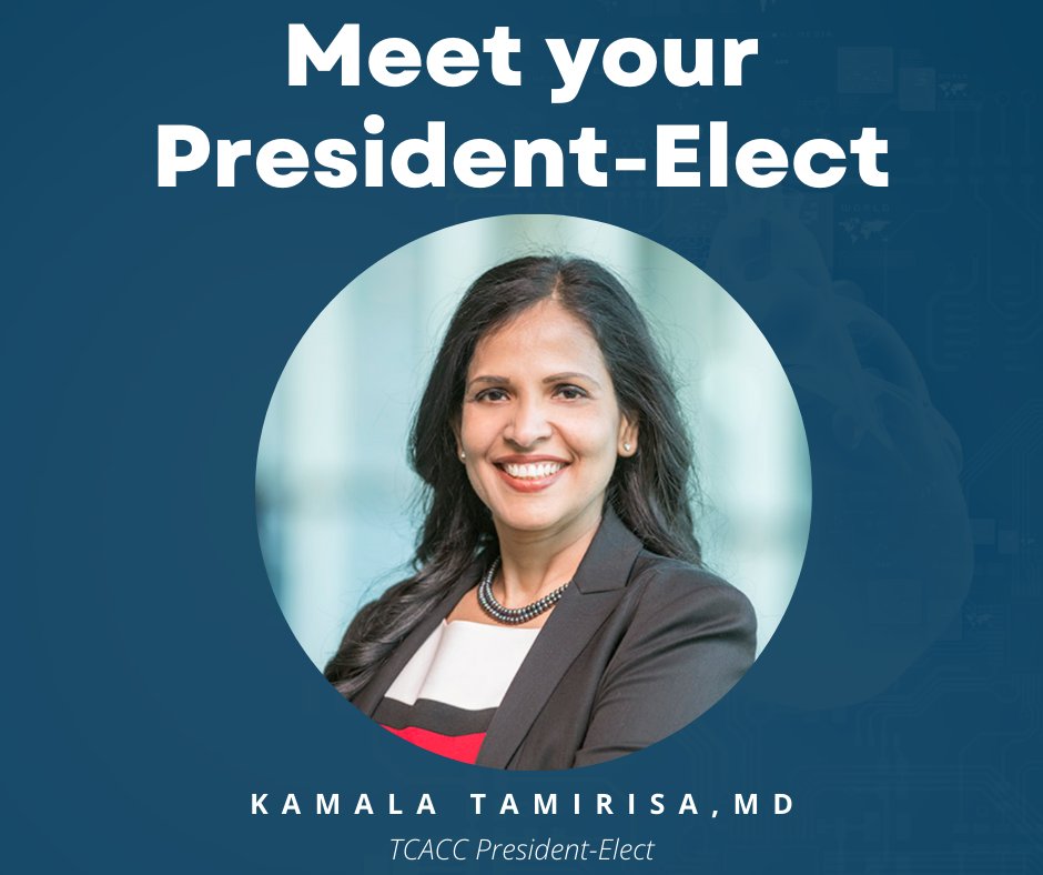 In case you missed the big news…📣 
 
@KTamirisaMD is your new TCACC President-Elect! 🎉 Dr. Tamirisa has already served in leadership roles for our organization as one of the co-chairs for the EP section. We’re excited for continued collaboration! 🫀🩺