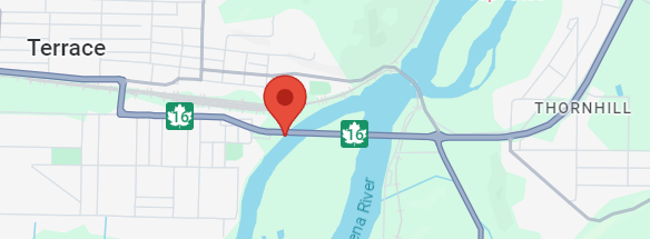 ⚠️PAVING #BCHwy16 - watch for traffic control in both directions between Kerr St and #TerraceBC starting tomorrow at 7:00am. Expect delays.
ℹ️drivebc.ca/mobile/pub/eve…