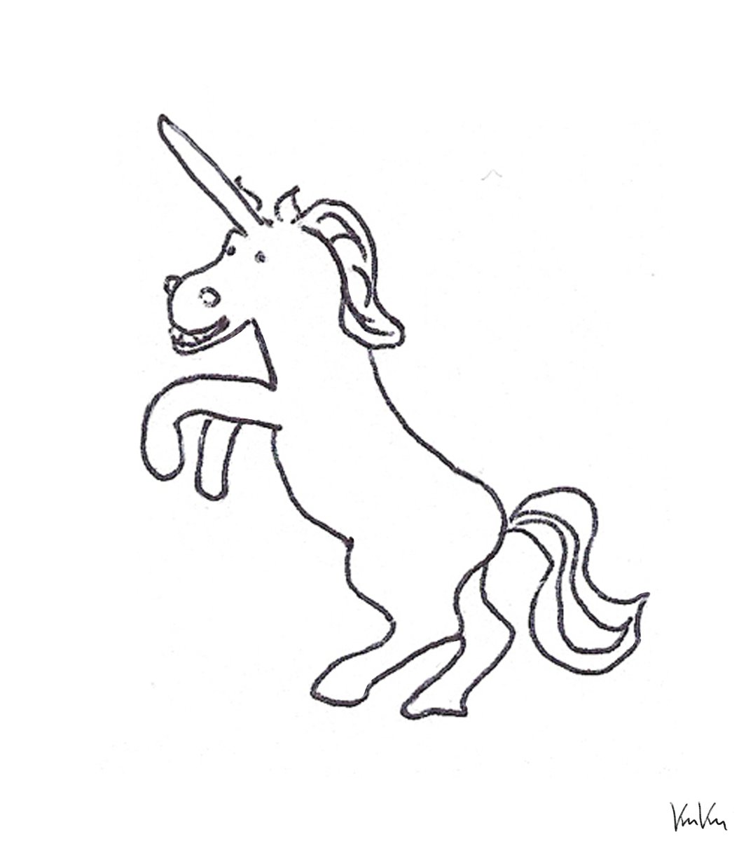 Just found out it's national unicorn day. Ain't she cute?