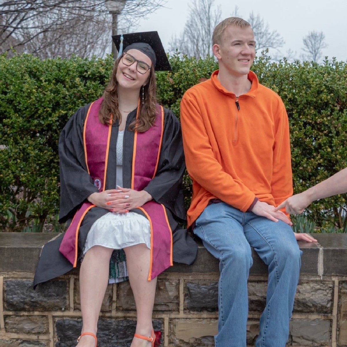 2004 ➡️ 2022 ➡️ 2024 This is your reminder to use #HokieGrad on your grad photos for a chance to have them featured during the ceremony, Only one month to go! 🎓🤭 📸: Elise and Jake Chudovan