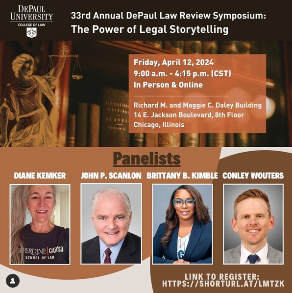 Hear from UIC Law's very own, Professor Conley Wouters!