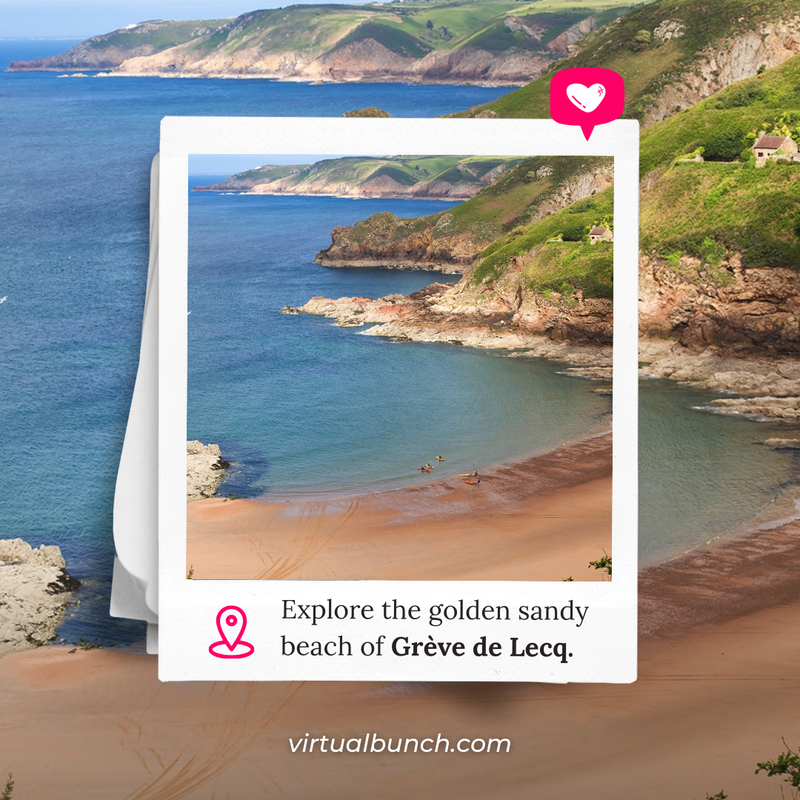 🏖️ Through exploring the north side of the island of Jersey you will discover the lovely golden sandy beach of Grève de Lecq. 👉 If you are visiting Jersey, here are my recommendations for top activities and attractions. virtualbunch.com/top-ten-things… #VirtualBunch #ChannelIslands