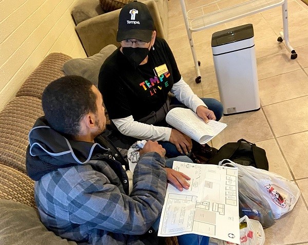 Help change a life! ❤️Volunteer for Project Connect, a one-day resource event for those who are unsheltered. 100+ people are expected to connect with services to help end their homelessness. April 23, 7a – 3:30p at University Presbyterian Church: hsc-az.org/project-connec…