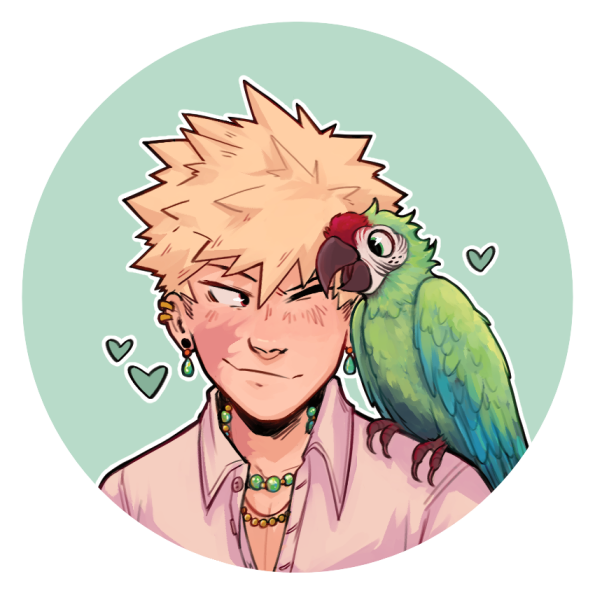 turned bakugou and deku into birds