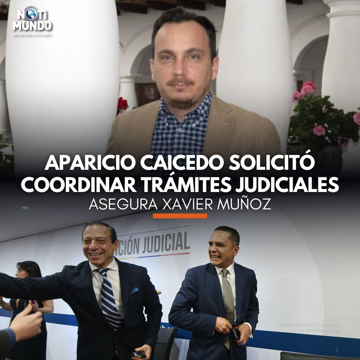 #Ecuador🇪🇨 | Xavier Muñoz, procesado en el caso Independencia Judicial, por presunta obstrucción de la justicia, afirmó que cuando el expresidente Guillermo Lasso fue electo, se reunió con su hombre de confianza y consejero presidencial, Aparicio Caicedo.

Este le habría