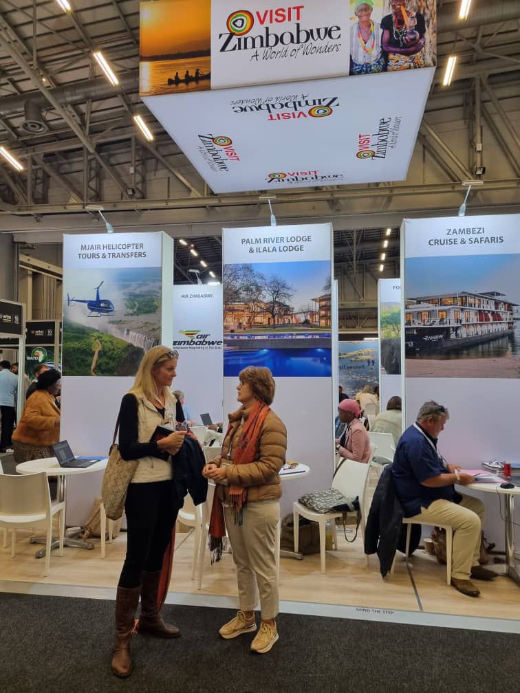 Zimbabwe's tourism operators have turned up in their numbers at the WTM Africa registering a 💯 increase in number of operators exhibiting under the Visit Zimbabwe stand. 
#WTMAfrica
#MeetInZim 
#VisitZimbabwe 
#AWorldofWonders