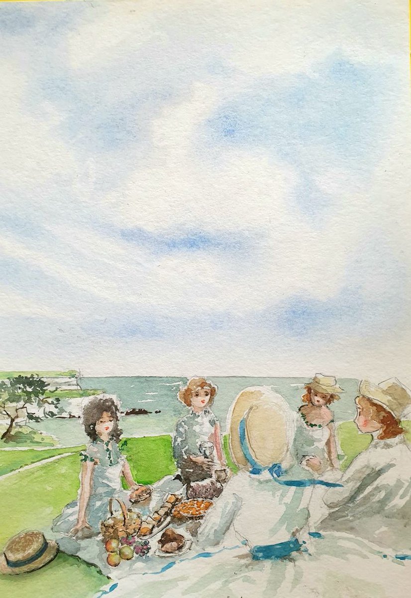 loxaruzi's tweet photo. Proust en aquarelles.
Premiers émois / Les jeunes filles en fleurs / Le manteau de vigogne / Balbec.
Aquarelles de Bernard Soupre (@bsoupre).
#proust #aquarelle #livres #litterature #lecture https://t.co/QK653giTRJ