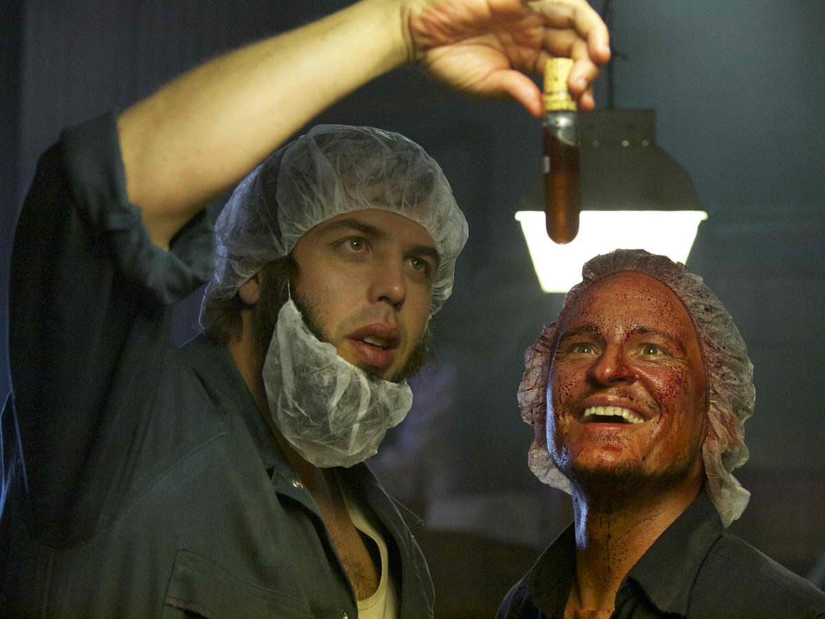 You can't pick your family, but you can pick who you murder together. Happy #NationalSiblingsDay to the writer-director duo the Cairnes’ Brothers and their 100 BLOODY ACRES, a bloody good time of a horror-comedy about two brothers just trying to stay in business.