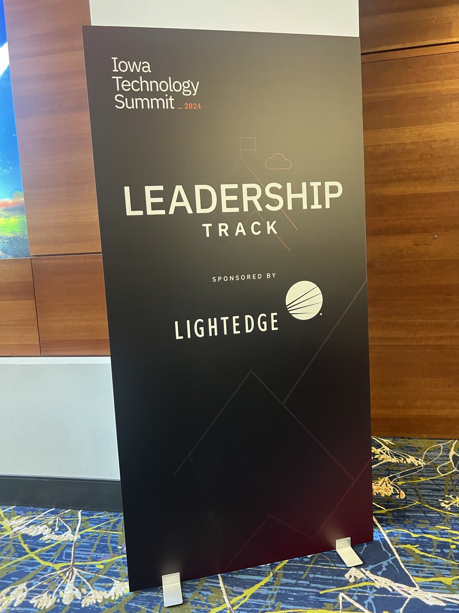 Lightedge's tweet image. We were honored to sponsor @TechnologyIowa “Strategies for Success: Unlocking the Potential of Tomorrow&apos;s Workforce” presentation yesterday. 

There was great value in the discussions between each of the panelists! 

#workforcedevelopment #IowaTechnologySummit2024 #UniteIowaTech
