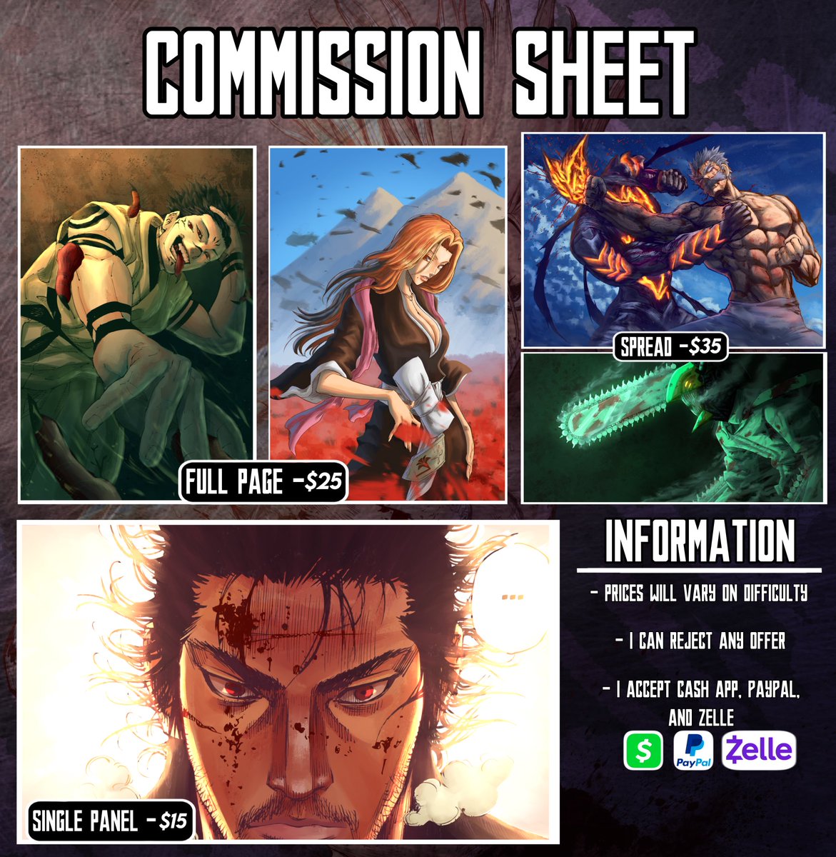 Commission sheet!

#Commision #Commisionart