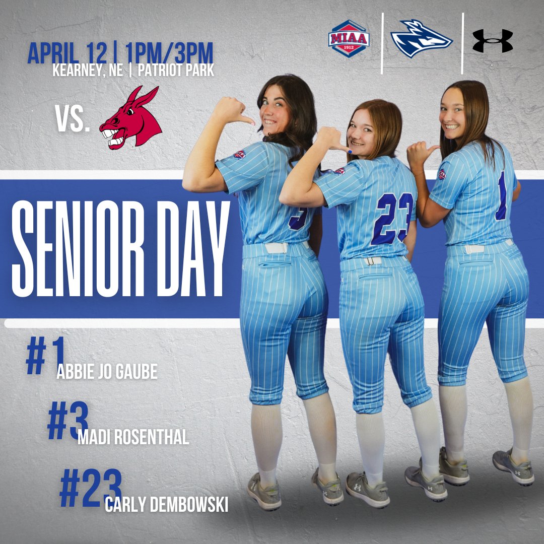 It's SENIOR DAY in Kearney! Come out to Patriot Park to cheer on the Lopers, thank our Seniors, &amp; enjoy some free food! 📷

🆚: University of Central Missouri
📍: Patriot Park (Kearney, NE)
🕑: 1PM/3PM
📺:  themiaanetwork.com/unklopers/
📊: lopers.com/sidearmstats/s…